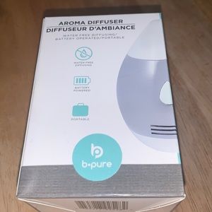 NWT! B-pure Aroma Diffuser, portable essential oil diffuser